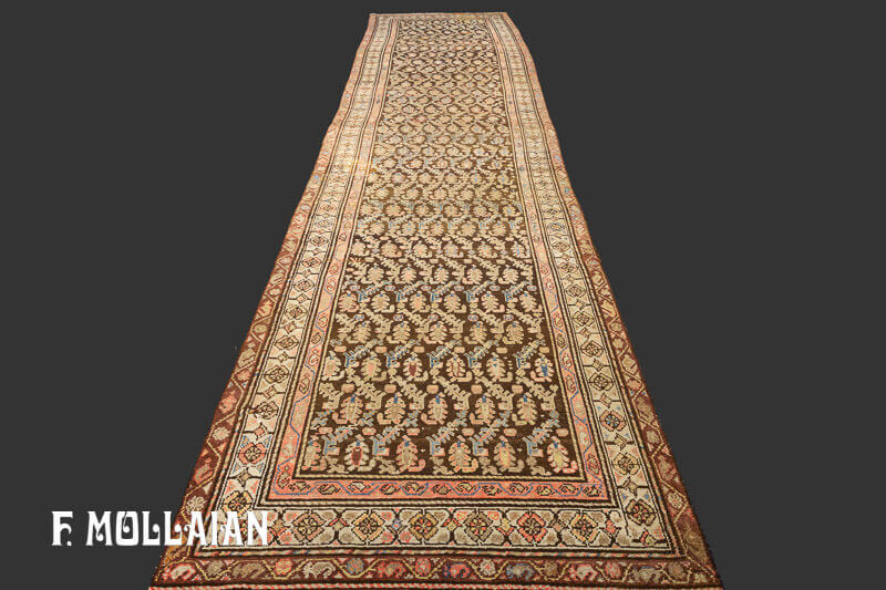 Antique Persian Malayer Gallery Size Carpet  n°:87711464